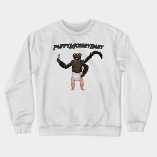 PuppyMonkeyBaby Puppy Monkey Baby Funny Commercial Crewneck Sweatshirt